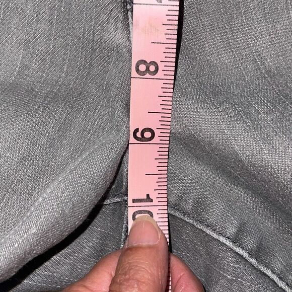 Chico's Platinum Denim Womens Ultimate Fit Stretch Bootcut Jeans Gray Sz 1 (8) - Picture 9 of 11